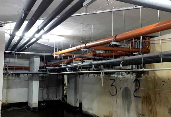 Монтаж ПВХ каналізації